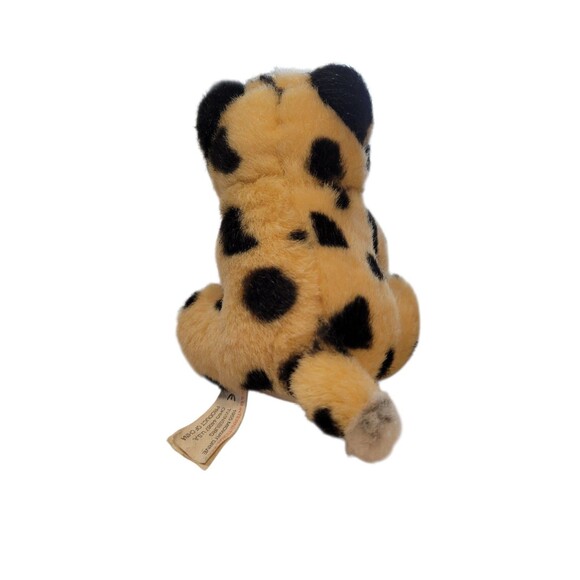 2004 K&M Baby Cheetah Leopard Baby Cub Plush Stuffed Animal 5" - Picture 4 of 6